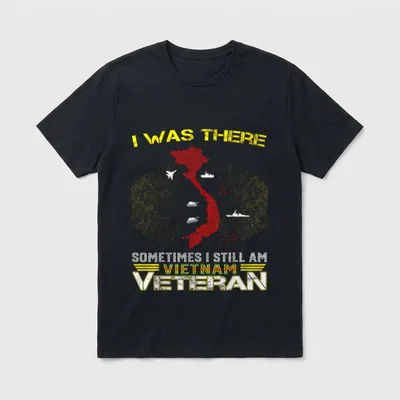 Vietnam Veteran T-Shirt – Classic T-Shirt in Black