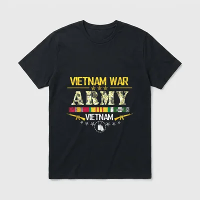 Vietnam Veteran Military Service T-Shirt – Classic T-Shirt in Black