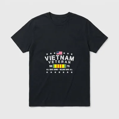 Vietnam Veteran All Gave Some T-Shirt – Classic T-Shirt in Black