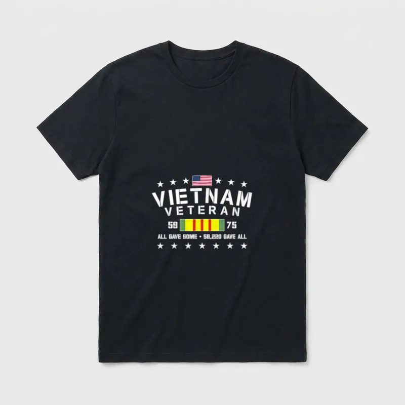 Vietnam Veteran All Gave Some T-Shirt – Classic T-Shirt in Black