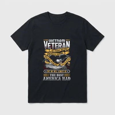 Vietnam Veteran Long Sleeve T-Shirt – Classic T-Shirt in Black