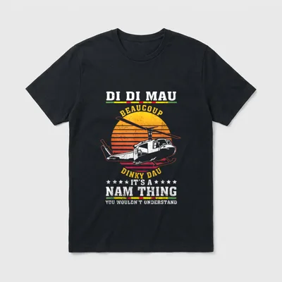 Vietnam Veteran Military Slang T-Shirt – Classic T-Shirt in Black