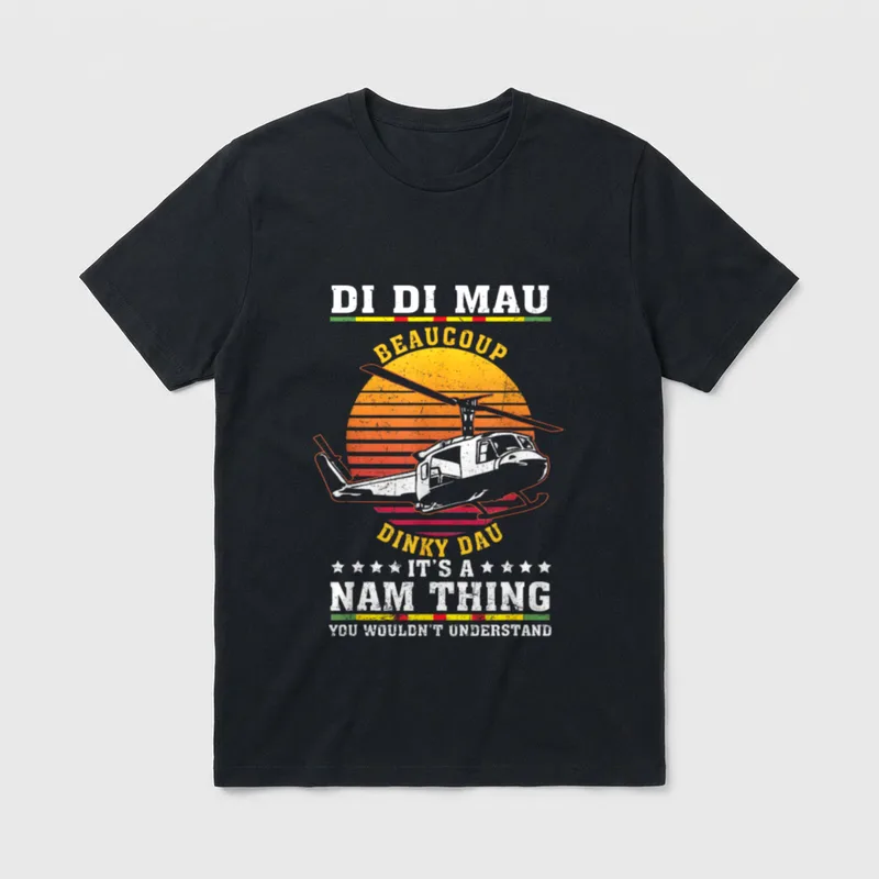 Vietnam Veteran Military Slang T-Shirt – Classic T-Shirt in Black