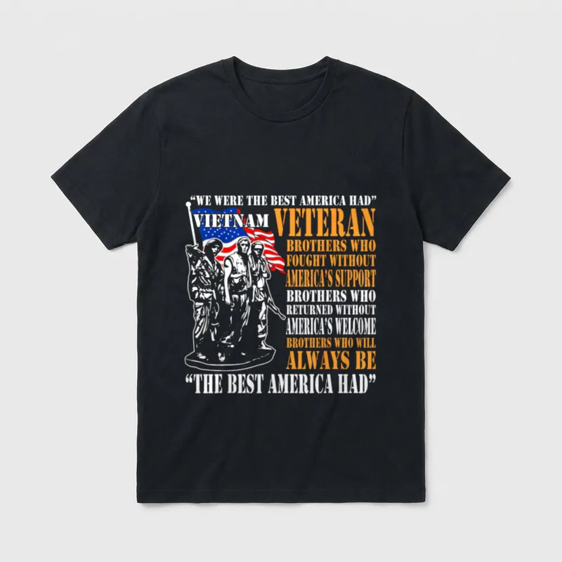 Proud Vietnam Veteran America T-Shirt – Classic T-Shirt in Black
