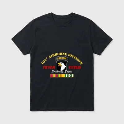 101st Airborne Vietnam Veteran T-Shirt – Classic T-Shirt in Black