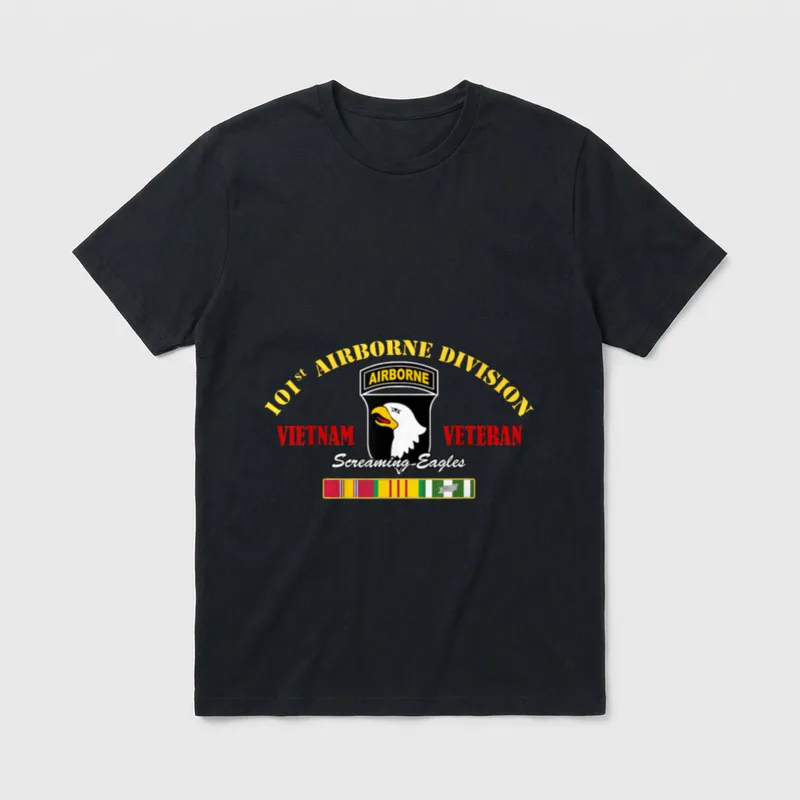 101st Airborne Vietnam Veteran T-Shirt – Classic T-Shirt in Black