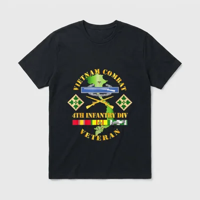 Vietnam War Military Service T-Shirt – Classic T-Shirt in Black