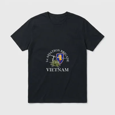Vietnam Veteran Aviation T-Shirt – Classic T-Shirt in Black