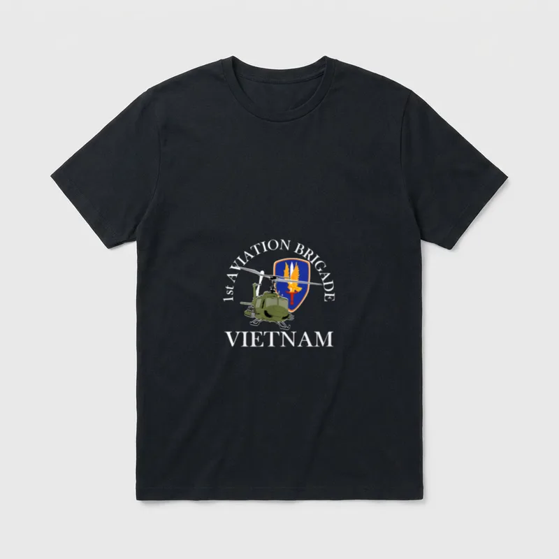 Vietnam Veteran Aviation T-Shirt – Classic T-Shirt in Black