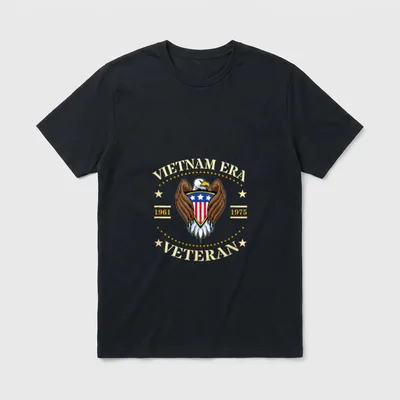 Military Service Veteran T-Shirt – Classic T-Shirt in Black