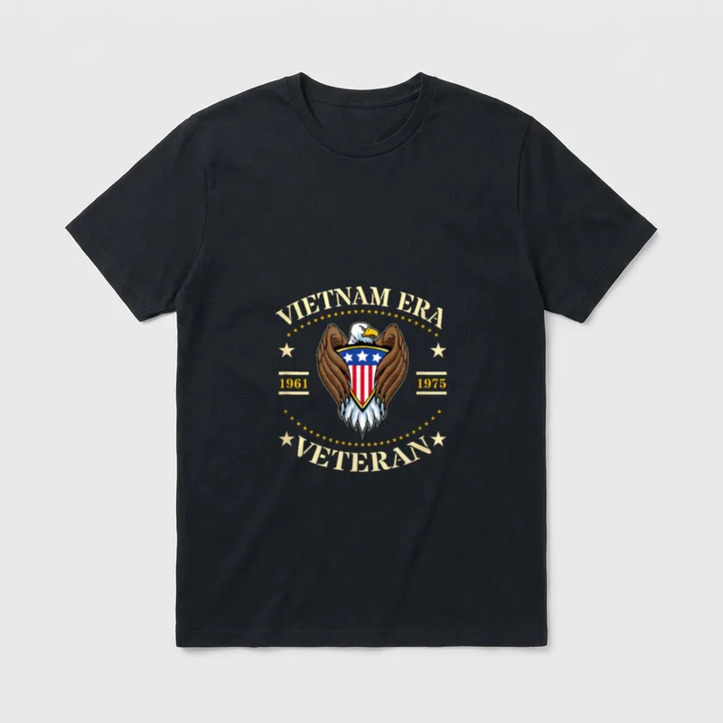 Military Service Veteran T-Shirt – Classic T-Shirt in Black