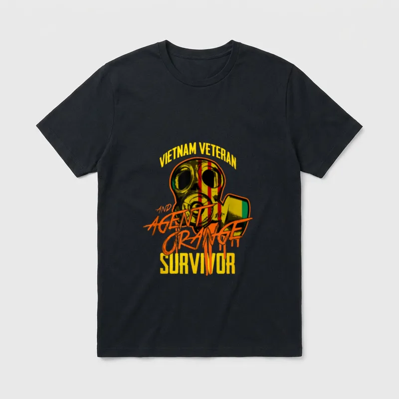 Vietnam Veteran Agent Orange Survivor T-Shirt – Classic T-Shirt in Black