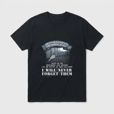 Vietnam Veterans Memorial T-Shirt – Classic T-Shirt in Black