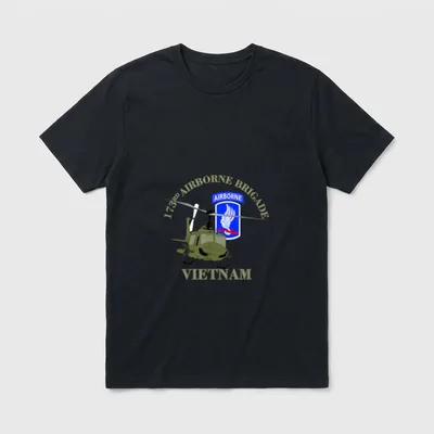 173rd Airborne Vietnam Veteran T-Shirt – Classic T-Shirt in Black