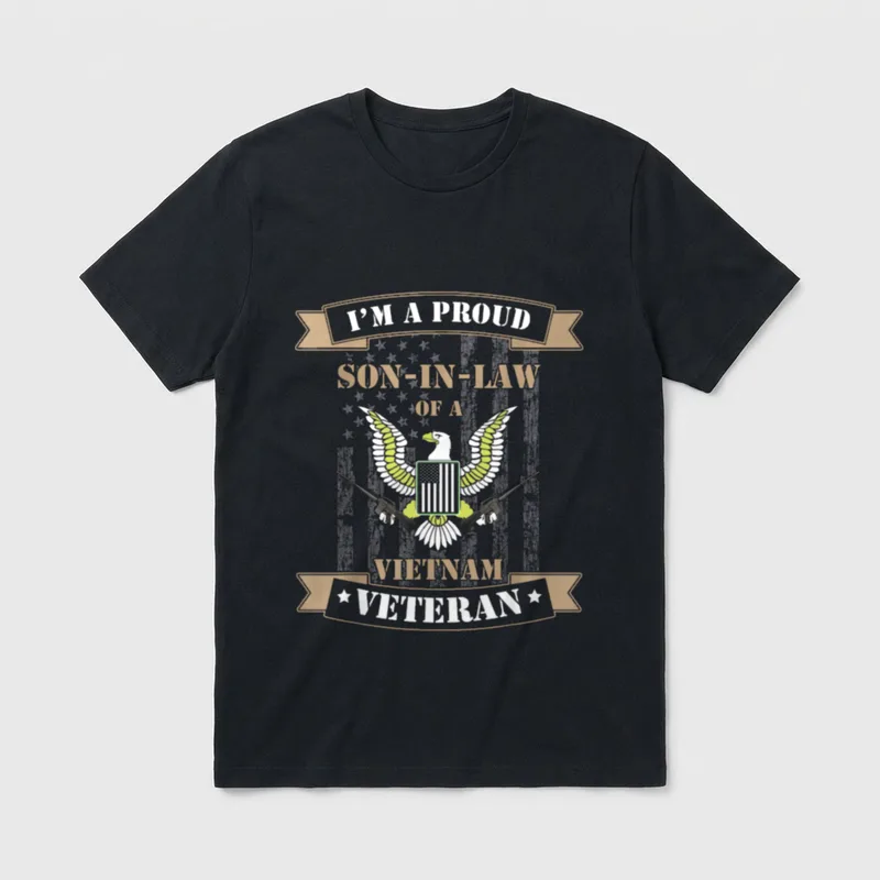 Son-In-Law Vietnam Veteran T-Shirt – Classic T-Shirt in Black