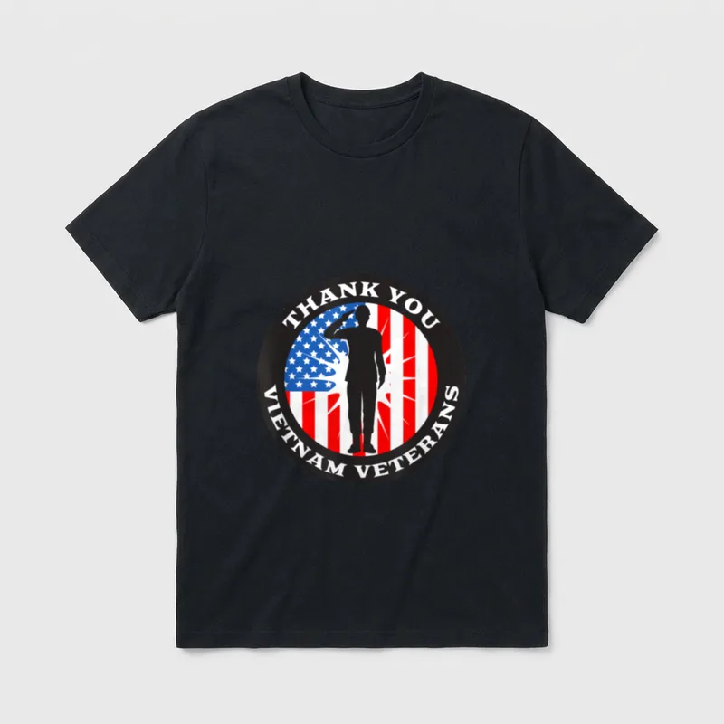 Vietnam Veteran Thank You T-Shirt – Classic T-Shirt in Black