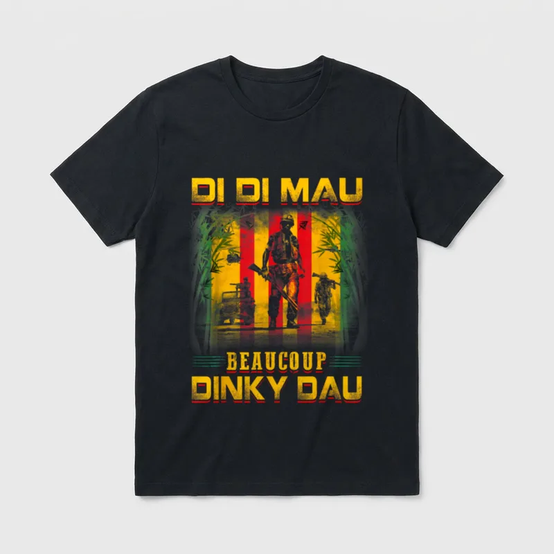 Vietnam Veteran Humor T-Shirt – Classic T-Shirt in Black