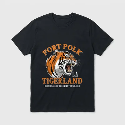 Fort Polk Tigerland Vietnam Veteran T-Shirt – Classic T-Shirt in Black