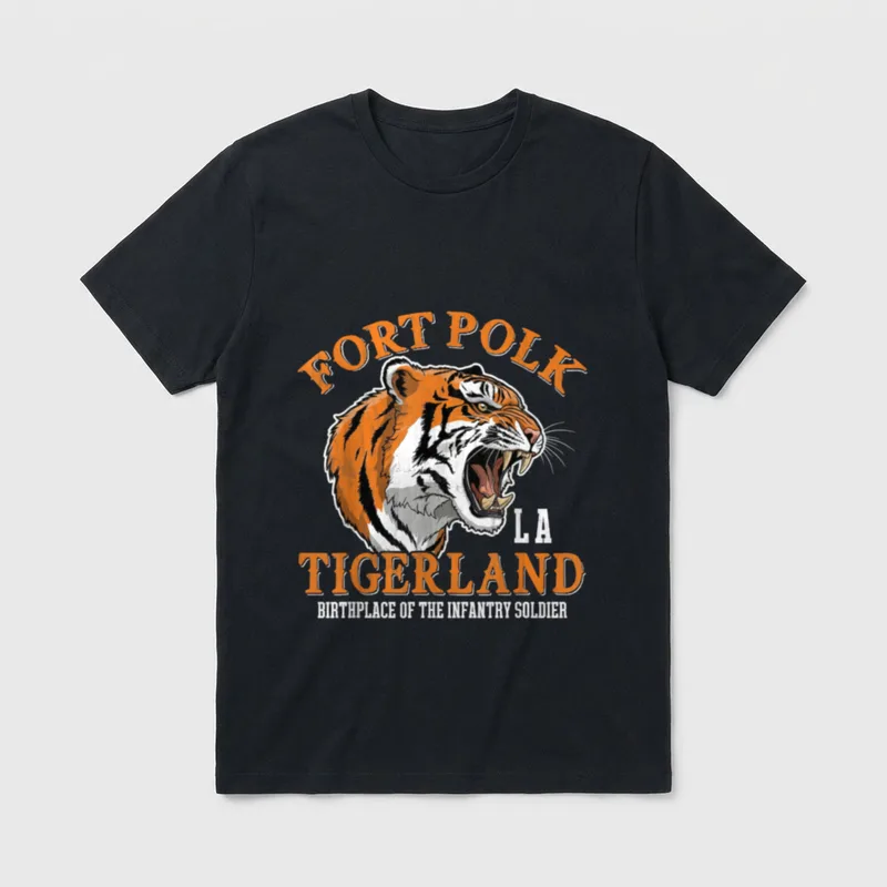 Fort Polk Tigerland Vietnam Veteran T-Shirt – Classic T-Shirt in Black