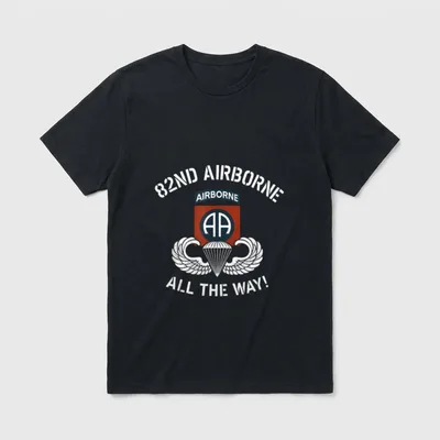 Airborne Infantry Paratrooper Veteran T-Shirt – Classic T-Shirt in Black