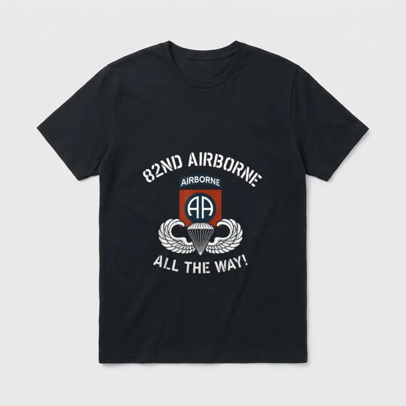 Airborne Infantry Paratrooper Veteran T-Shirt – Classic T-Shirt in Black