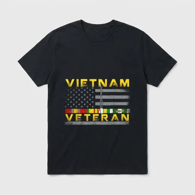 Vietnam War Vet Military T-Shirt – Classic T-Shirt in Black