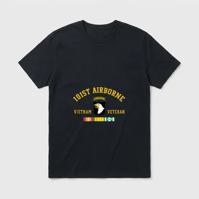Vietnam War Military Veteran T-Shirt – Classic T-Shirt in Black
