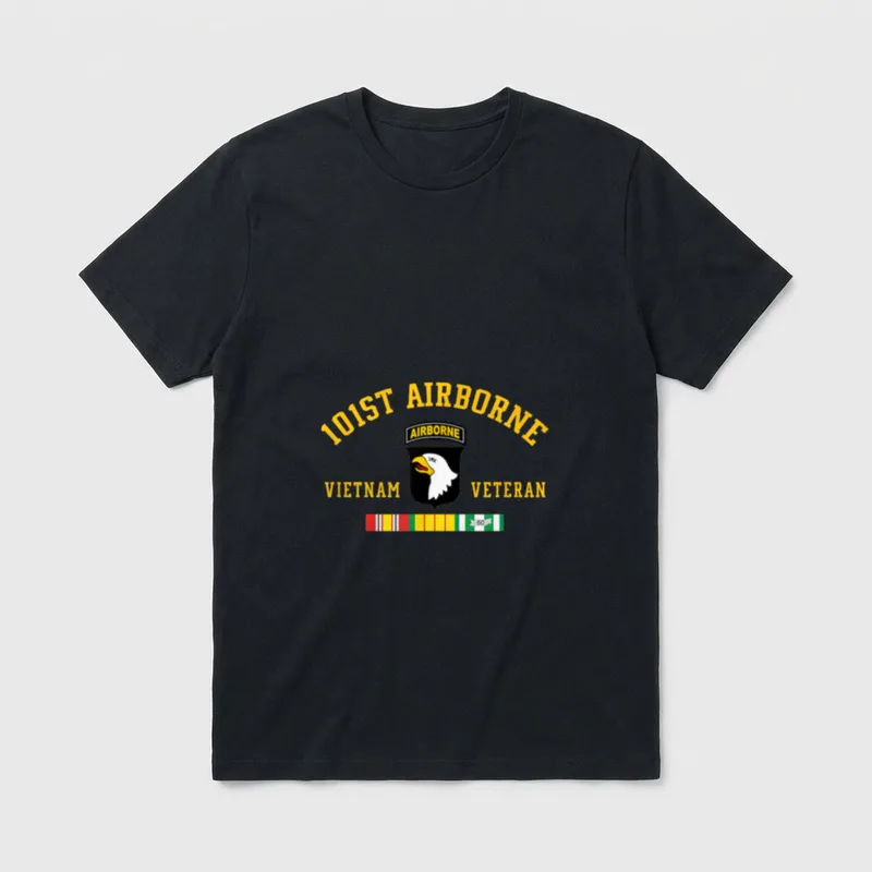 Vietnam War Military Veteran T-Shirt – Classic T-Shirt in Black