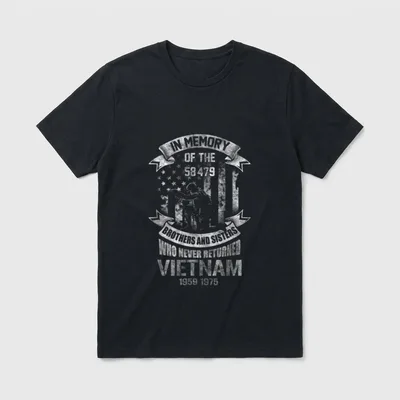 Fallen Soldiers Memorial T-Shirt – Classic T-Shirt in Black