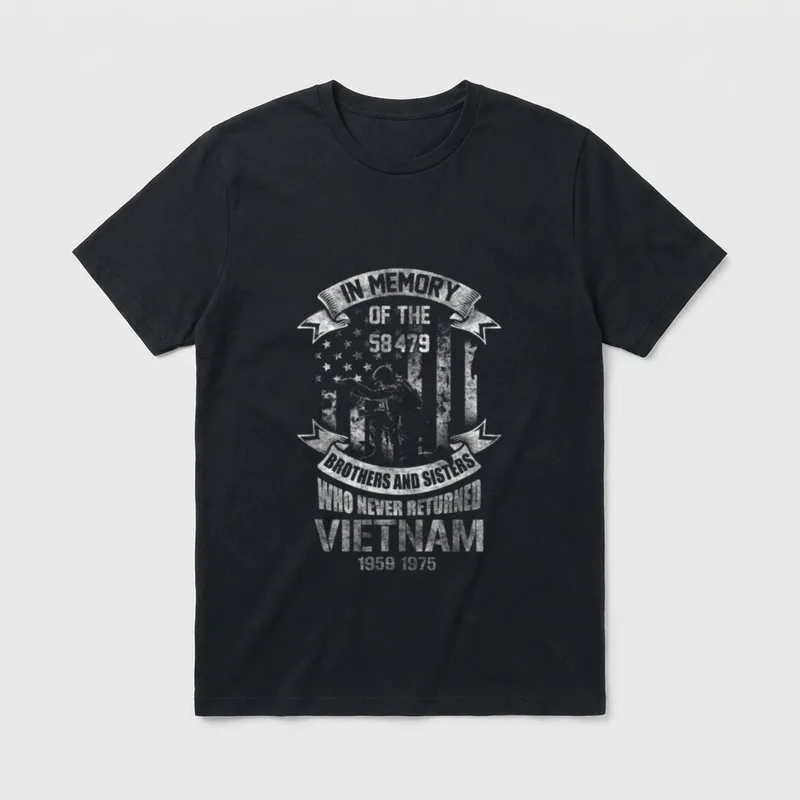 Fallen Soldiers Memorial T-Shirt – Classic T-Shirt in Black