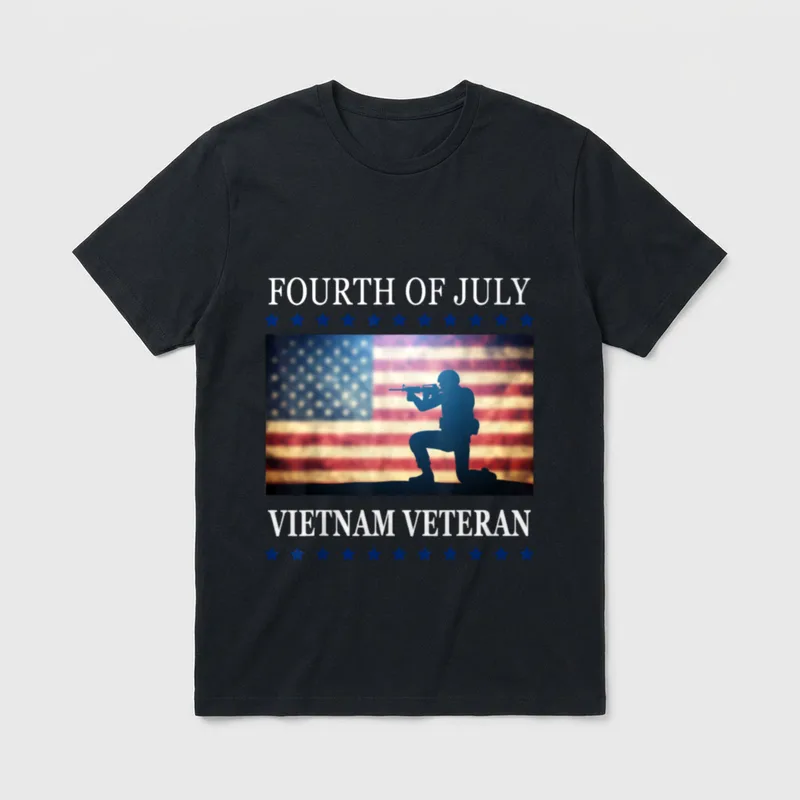 Vietnam Veteran Silhouette T-Shirt – Classic T-Shirt in Black