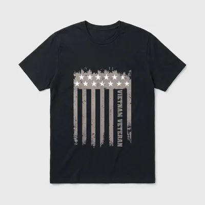 Vietnam Veteran Soldier T-Shirt – Classic T-Shirt in Black