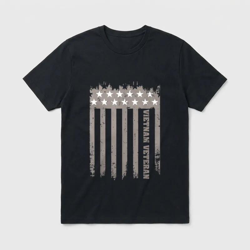 Vietnam Veteran Soldier T-Shirt – Classic T-Shirt in Black