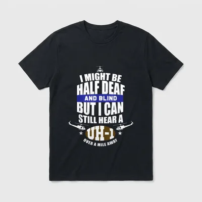 Military Helicopter Pilot T-Shirt – Classic T-Shirt in Black