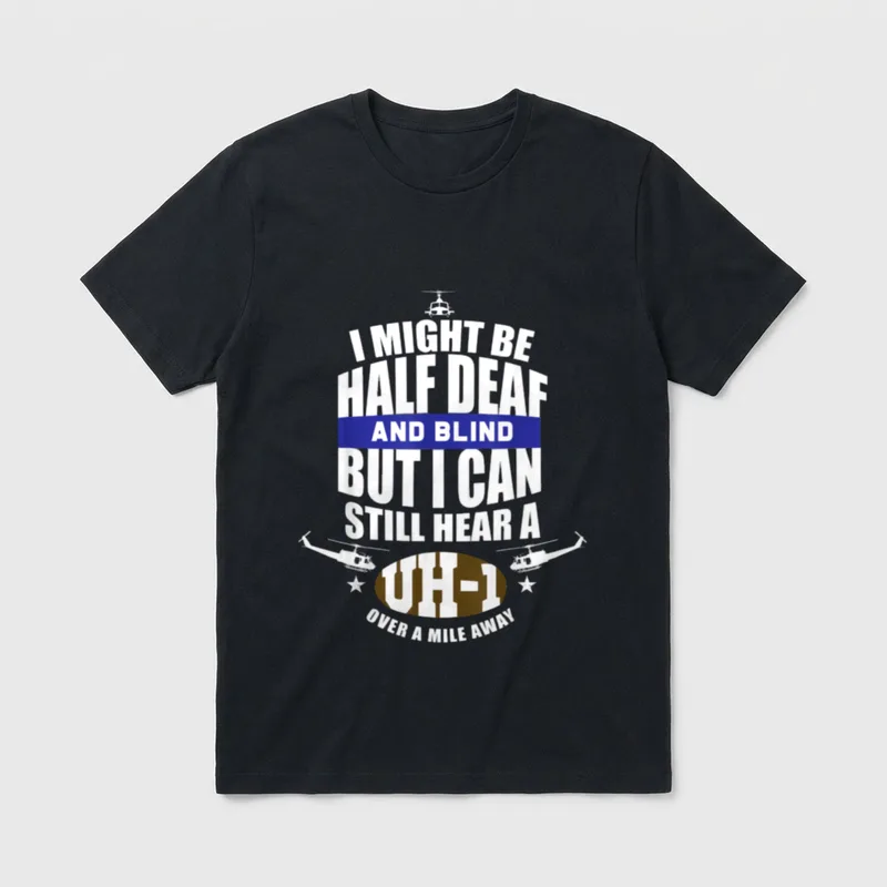 Military Helicopter Pilot T-Shirt – Classic T-Shirt in Black