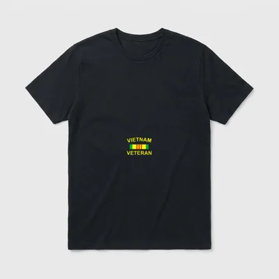 Vietnam Veteran Service Ribbon T-Shirt – Classic T-Shirt in Black