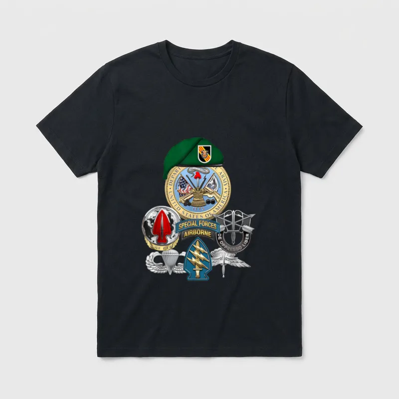 Army 5th Special Forces Group Vietnam T-Shirt – Classic T-Shirt in Black