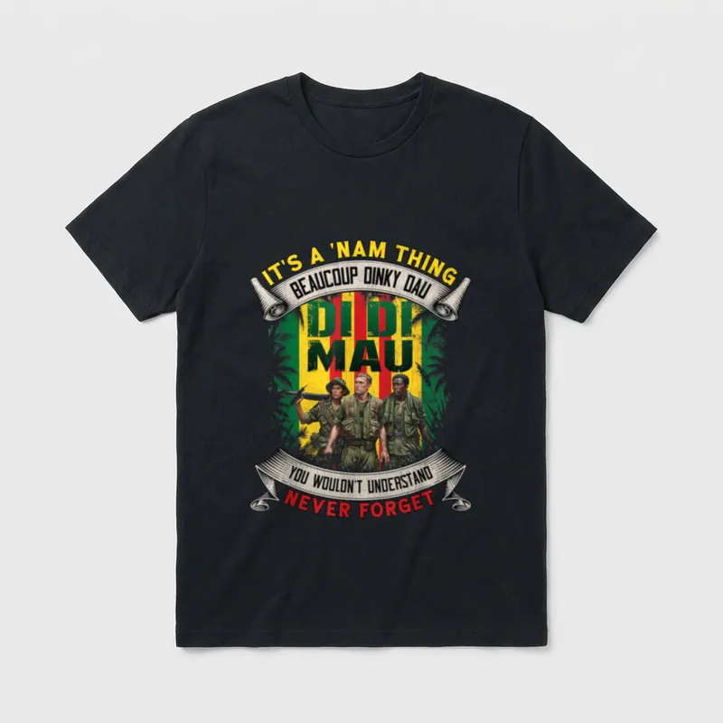 Vietnam Veteran It's a NAM Thing T-Shirt – Classic T-Shirt in Black