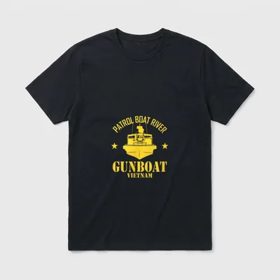 Patrol Boat River PBR Gunboat Vietnam T-Shirt – Classic T-Shirt in Black