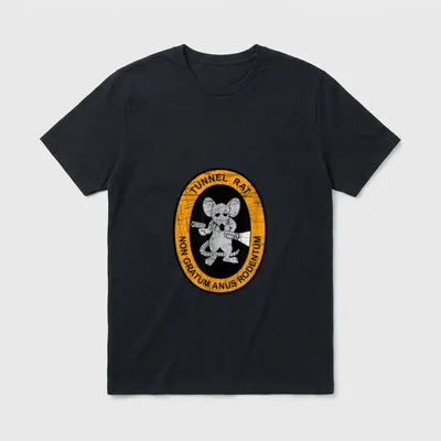 Vietnam Veteran Tunnel Rat Non Gratum T-Shirt – Classic T-Shirt in Black