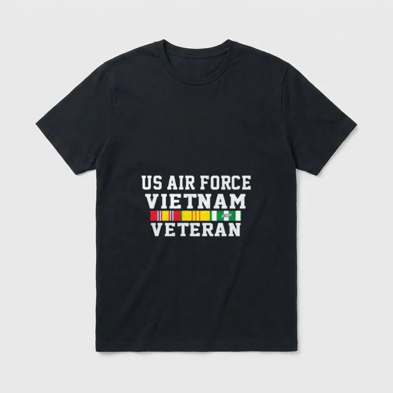 Us Air Force Vietnam Veteran Day T-Shirt – Classic T-Shirt in Black