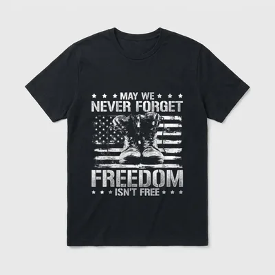 Patriotic Vietnam Veteran Liberty Veterans Day T-Shirt – Classic T-Shirt in Black
