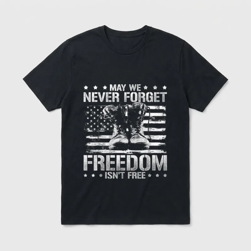 Patriotic Vietnam Veteran Liberty Veterans Day T-Shirt – Classic T-Shirt in Black