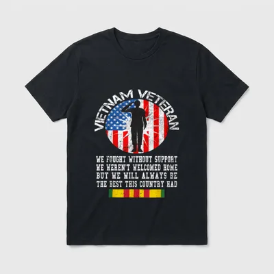 Vietnam Veteran the Best This Country T-Shirt – Classic T-Shirt in Black