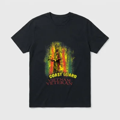 USCG COAST GUARD VIETNAM VETERAN T-Shirt – Classic T-Shirt in Black