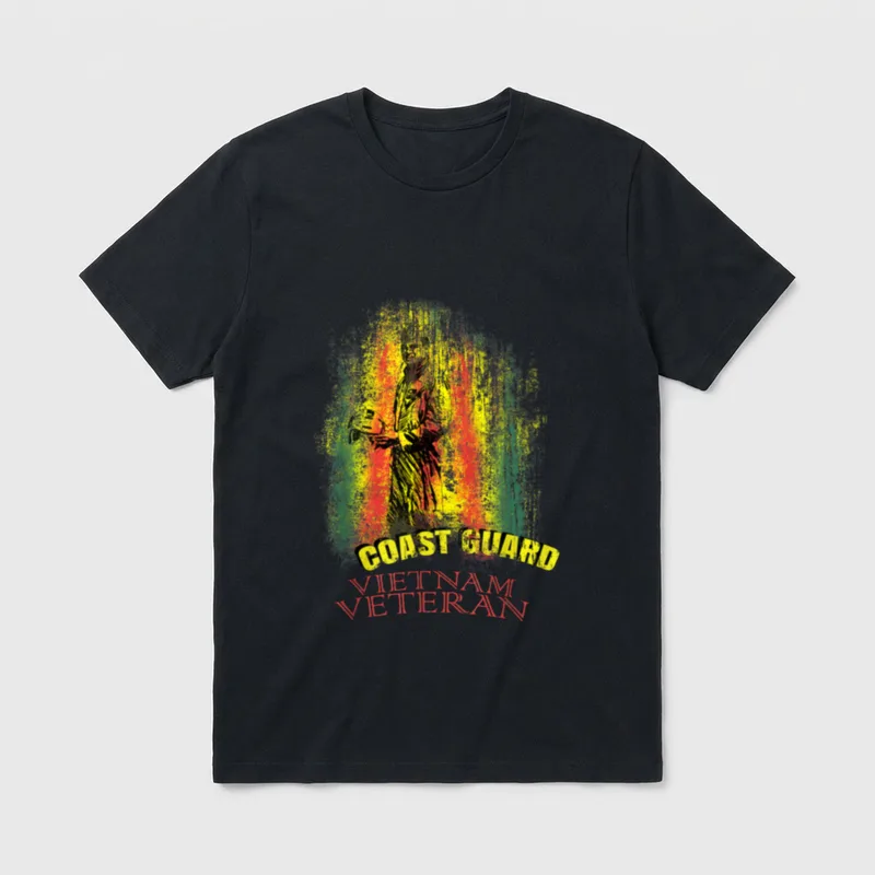USCG COAST GUARD VIETNAM VETERAN T-Shirt – Classic T-Shirt in Black