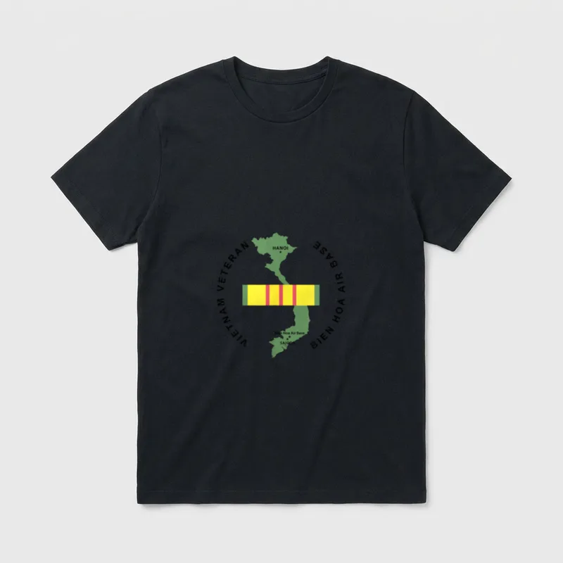 Vietnam Veteran Bien Hoa T-Shirt – Classic T-Shirt in Black