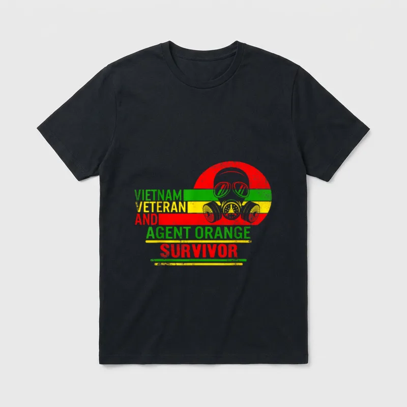 Vietnam Veteran and Orange Agent Perfect T-Shirt – Classic T-Shirt in Black