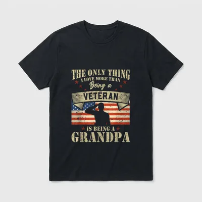 Proud Vietnam Veteran Flag Military Only T-Shirt – Classic T-Shirt in Black