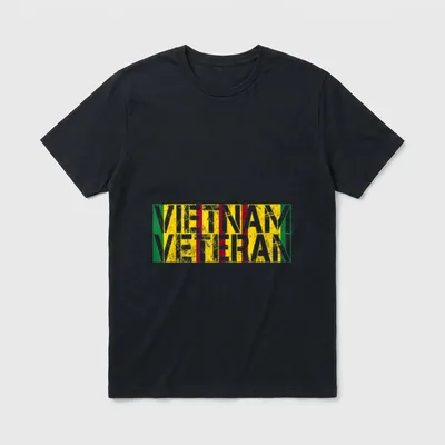 Vintage Vietnam Veteran T-Shirt – Classic T-Shirt in Black